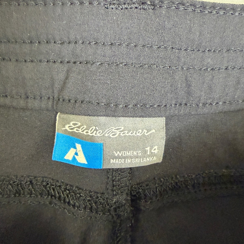 Eddie Bauer First Ascent Guide Pro Pants Womens 14 Black Hiking Travel Outdoor View 5